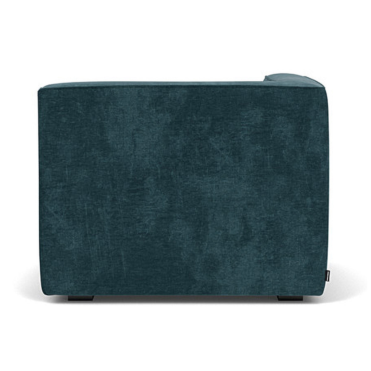 Modern Dane Fabric 1-Seater Left Corner Modular Sofa - Compact Sectional Couch for Small Living Rooms & Apartments
