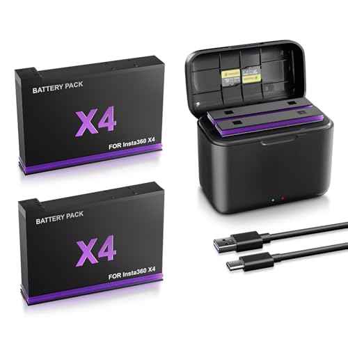 Batteries and Charger for Insta360 X4