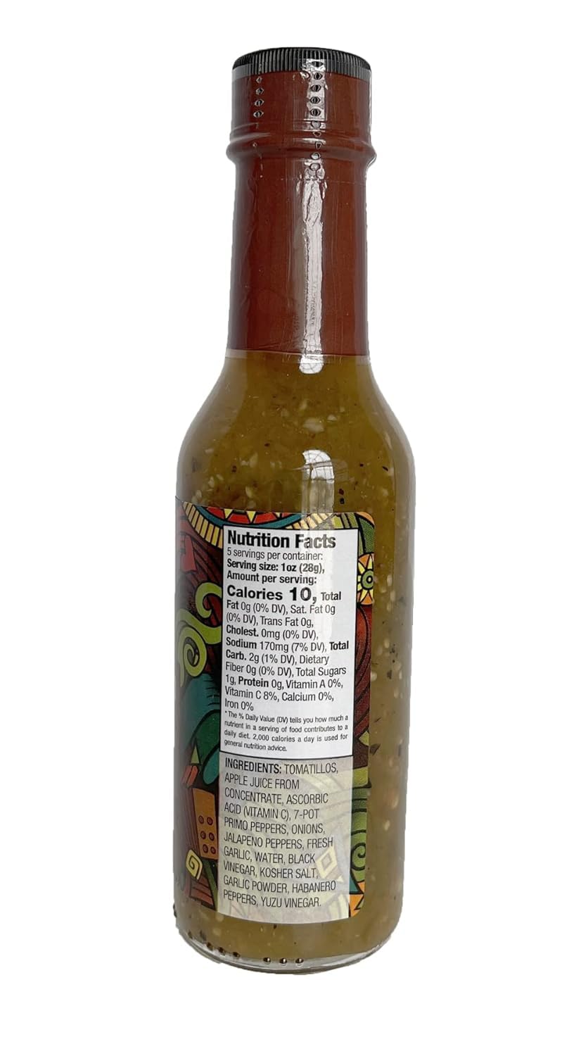Buc-ee's 7-Pot Primo Pepper Hot Sauce - Extra Spicy Gourmet Hot Sauce for Tacos, Wings & BBQ - 5oz Bottle - Perfect for Gifts & Hot Sauce Lovers