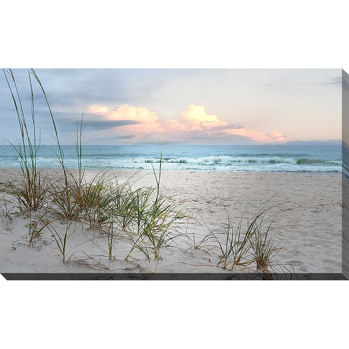 Beach Driftwood Canvas Print - Coastal Wall Art Decor for Living Room, Bedroom & Office - Nature Inspired Seascape Painting