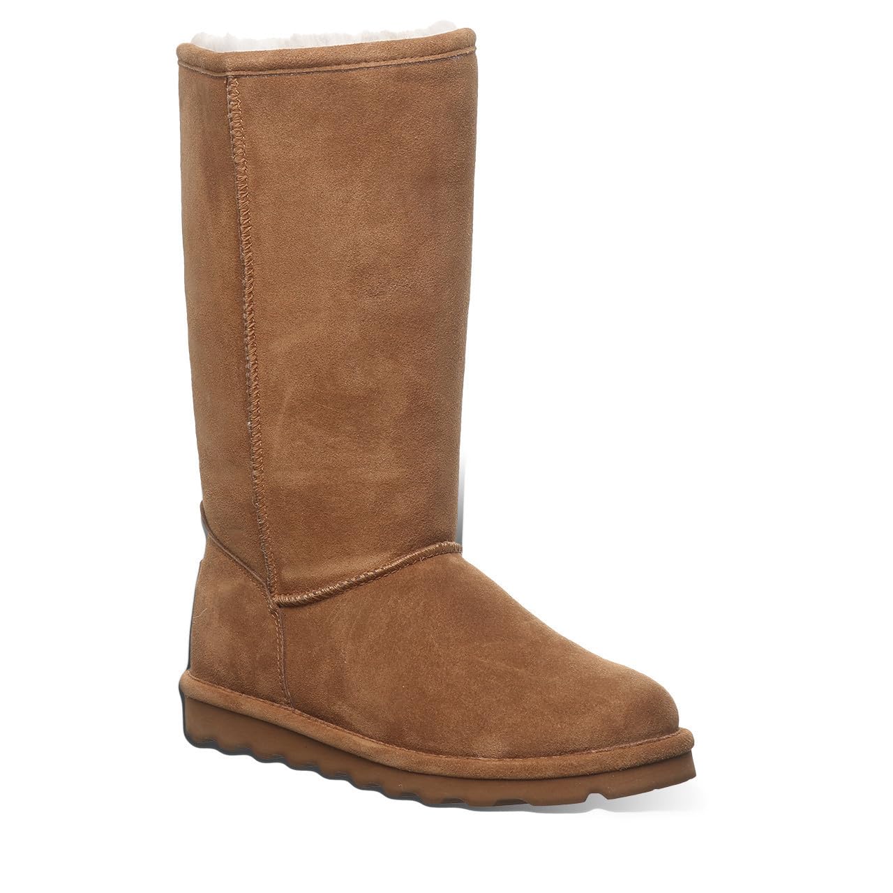 BEARPAW Women's Elle Tall Wide Boots - Classic Suede Slip-On Winter Boots for Women | Multiple Colors | Warm & Comfortable for Snow, Casual Wear & Outdoor Activities