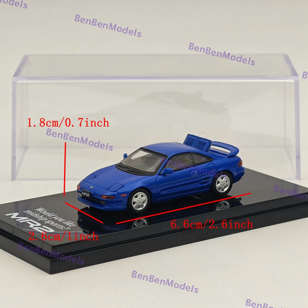 1/64 Scale Toyota MR2 (SW20) GT-S 1993 Diecast Model Car - Limited Edition Collectible for Car Enthusiasts & Hobbyists - Perfect for Display, Gifts, and Model Car Collections