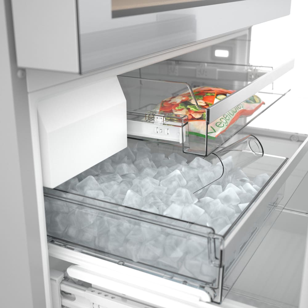 BOSCH B36CL81ENG 800 Series 36 Inch Freestanding French Door Smart Refrigerator - Stainless Steel with Glass Finish for Modern Kitchen & Open Floor Plan Homes