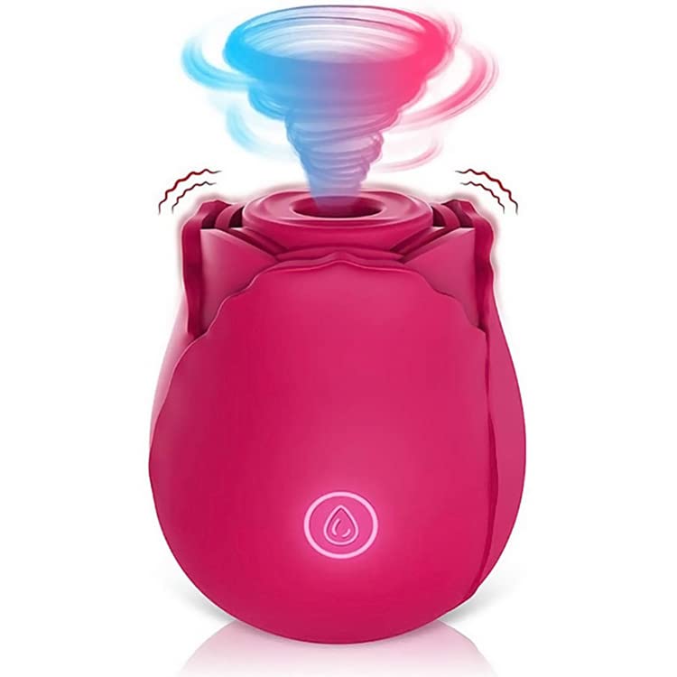 Rose Flower Shape Adult Toy for Women - Pink Silicone Vibrator for Sensual Pleasure & Relaxation | Perfect for Couples, Self-Care & Romantic Nights