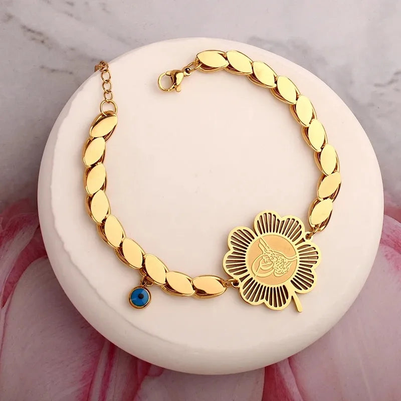 Golden Sun Bracelet for Women - 14K Gold Plated Boho Beaded Bracelet - Handmade Adjustable Wrap Bracelet - Perfect for Summer, Beach, Festival & Everyday Wear