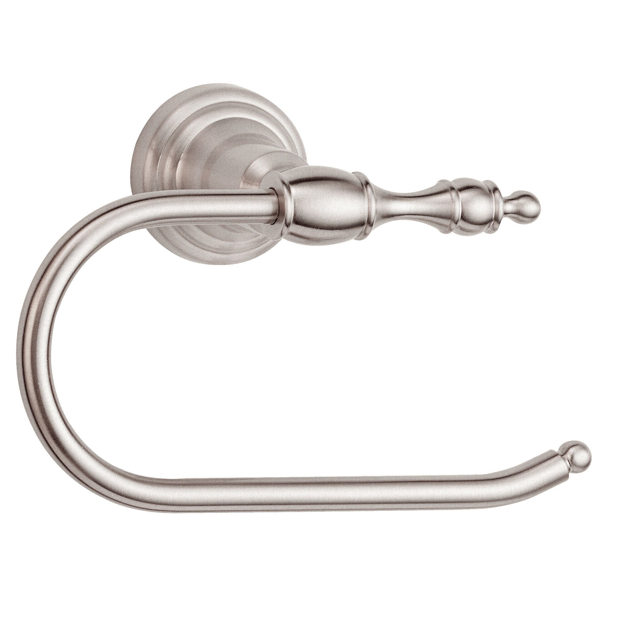 Danze Sheridan Collection Brushed Nickel Single Post Toilet Paper Holder - Modern Bathroom Tissue Roll Stand for Home & Commercial Use