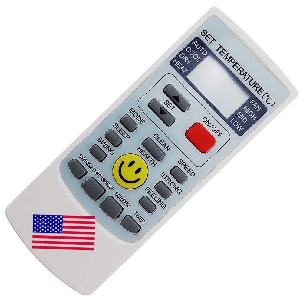 AUX Air Conditioner Remote Control Replacement - Compatible with YKR-H/001E, YKR-H/002E, YKR-H/009E Models | Universal AC Remote for Home & Office Cooling