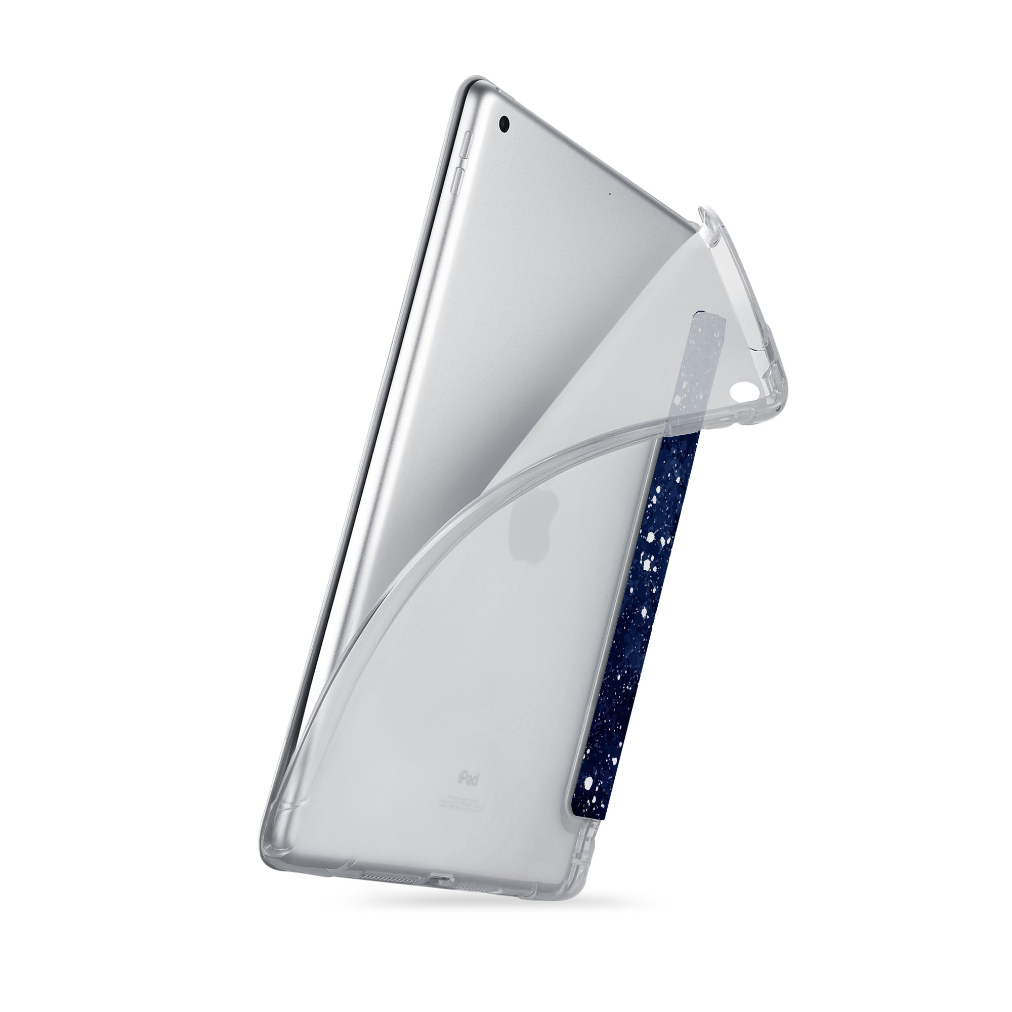 Premium iPad See-Through Case with Galaxy Universe Design - Slim Protective Cover for iPad Air/Pro/Mini - Perfect for Work, School & Travel