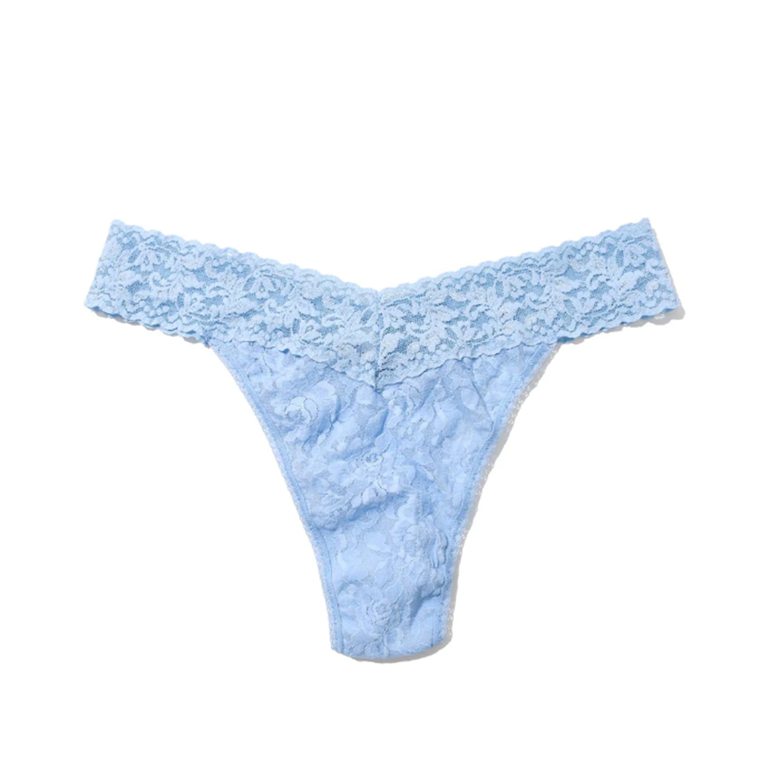 Hanky Panky Women's Original Rise Thong Underwear - Comfortable Lace Panties for Everyday Wear, Seamless & Soft - Perfect for Workouts, Yoga, and All-Day Comfort