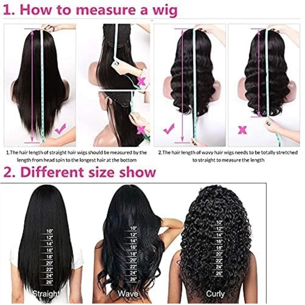 30 Inch Brazilian Virgin Human Hair Wig - 13x4 Lace Front Deep Wave Wig with Baby Hair & 180% Density for Black Women | Perfect for Daily Wear, Special Occasions & Protective Styling