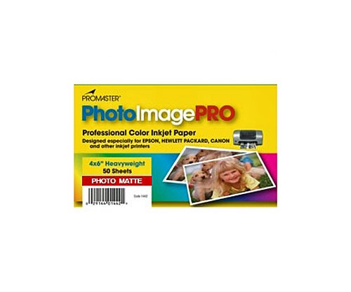 PhotoImage PRO Matte Inkjet Paper 4x6 Inches - 50 Sheets Pack for High-Quality Photo Printing | Perfect for Home, Office & Professional Photography