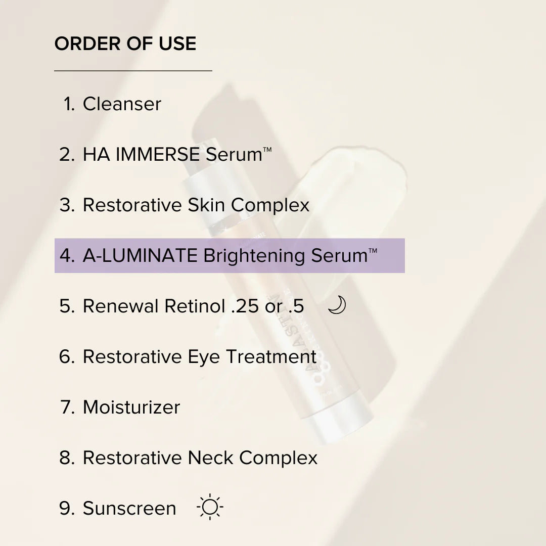 Alastin A Luminate Brightening Serum - Vitamin C Face Serum for Dark Spots & Hyperpigmentation - Brightening & Even Skin Tone - Perfect for Morning Skincare Routine & Anti-Aging Regimen