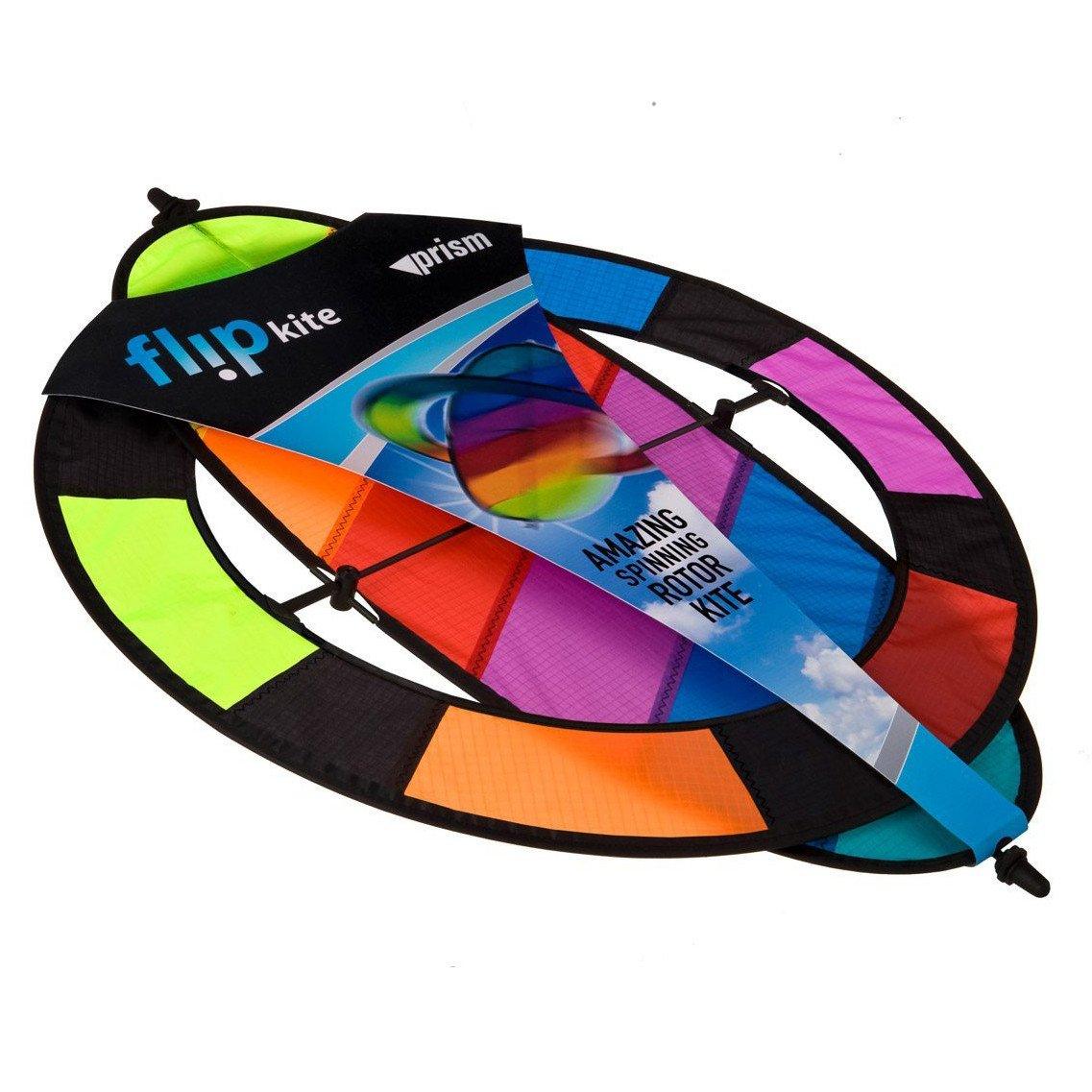 Prism Rainbow Flip Box Kite - Colorful Outdoor Kite for Kids & Adults - Perfect for Beach, Park & Family Fun Days