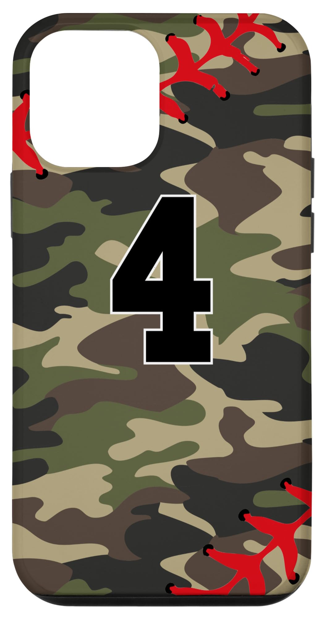 iPhone 12 Mini Camouflage Baseball Jersey Design Case - Perfect for Softball Games & Sports Fans