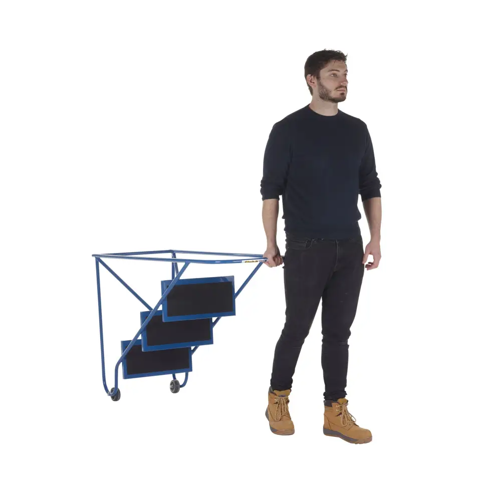 Climb It UK Tilt N Pull Steps - Lightweight Folding Ladder for Home & Garden Use - Perfect for DIY Projects, Painting, and Roof Access