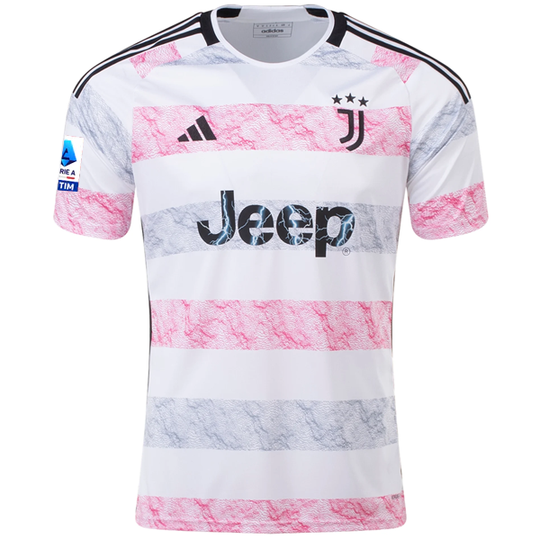 Adidas Juventus Paul Pogba Away Jersey 23/24 - Official White Serie A Soccer Jersey for Men - Perfect for Matchdays, Training & Fan Support