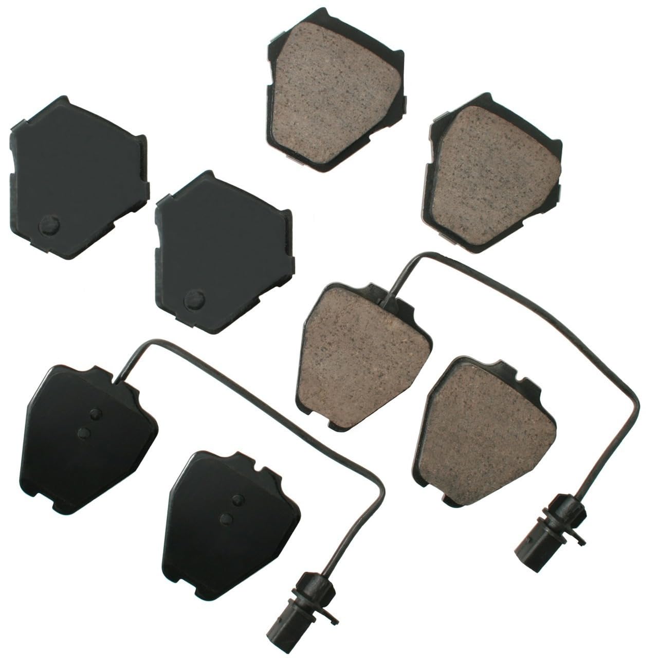 Akebono EUR912 Premium Ceramic Disc Brake Pads - Low Noise & Dust Performance - Perfect for Honda, Toyota, Nissan Sedans & SUVs - Ideal for City Commuting & Highway Driving
