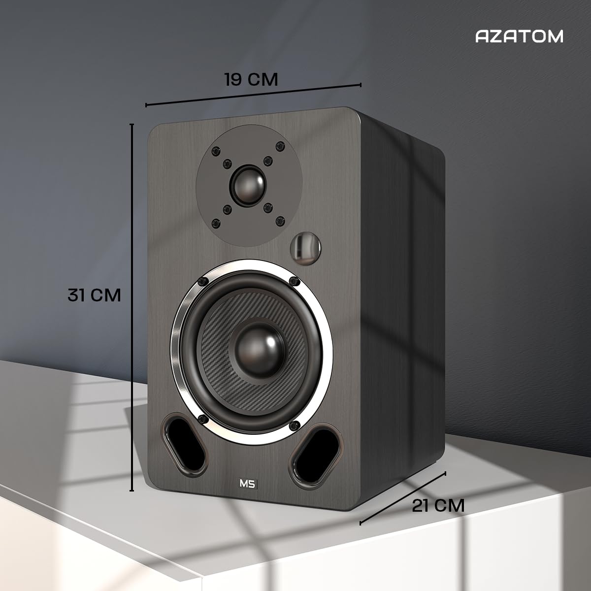 AZATOM M5 100W Bookshelf Speakers with 5