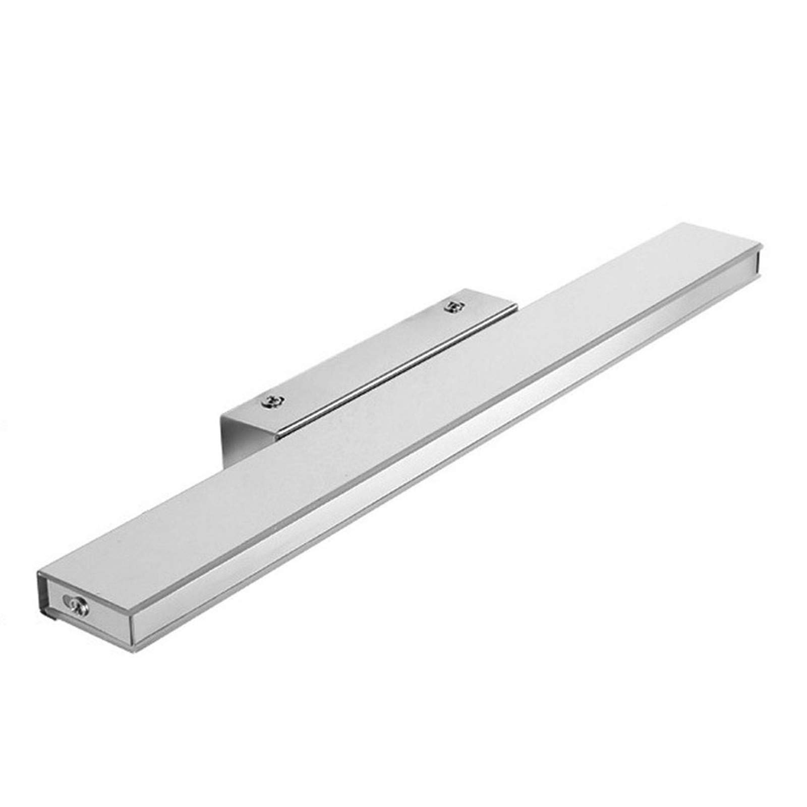 LED Bathroom Mirror Light - 3000K Warm White IP44 Waterproof Makeup Vanity Light, Stainless Steel & Acrylic Frame Wall Lamp (16W/72cm) for Bathroom, Dressing Room, and Makeup Area Lighting