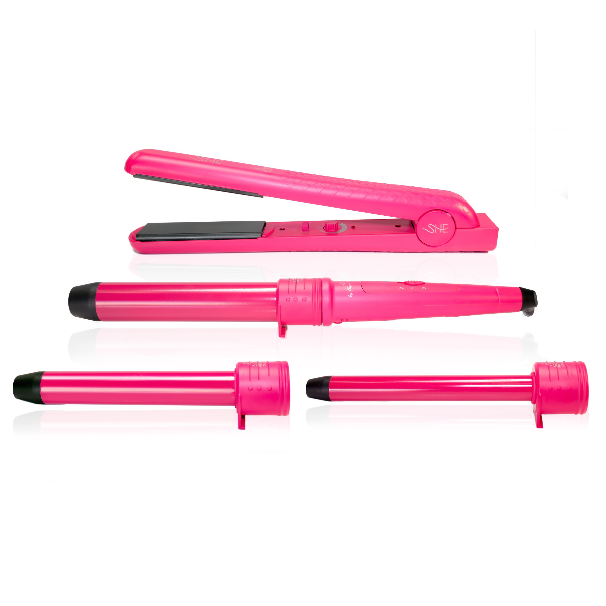 Beyond the Beauty SUPER SET (HOT PINK) - Premium Makeup Brush Kit for Professional & Home Use - Perfect for Makeup Artists, Beginners & Beauty Enthusiasts