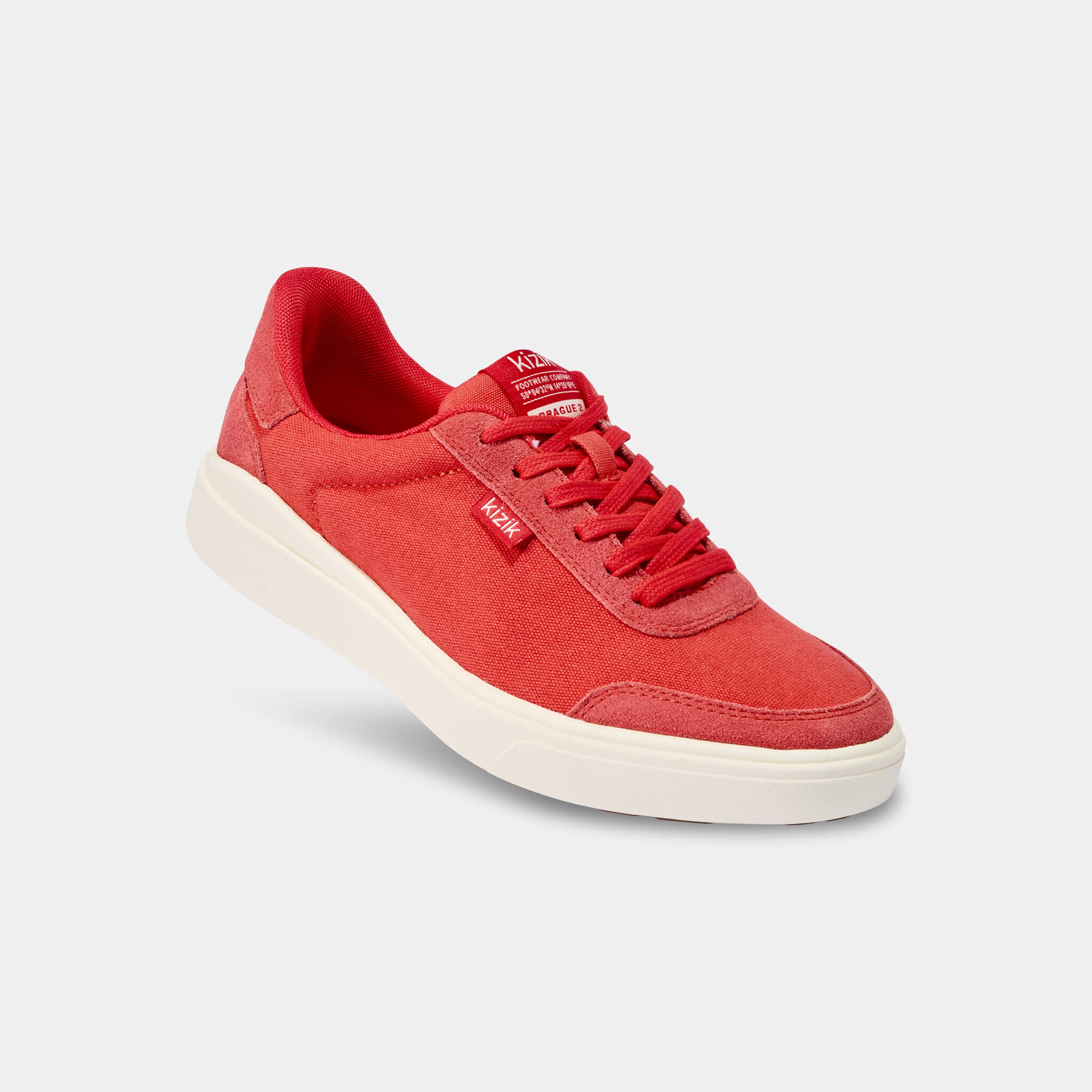 Women's Prague 2 Poppy Red Flats - Comfortable Casual Shoes for Work, Travel & Everyday Wear | Perfect for Office, Walking & Outfits