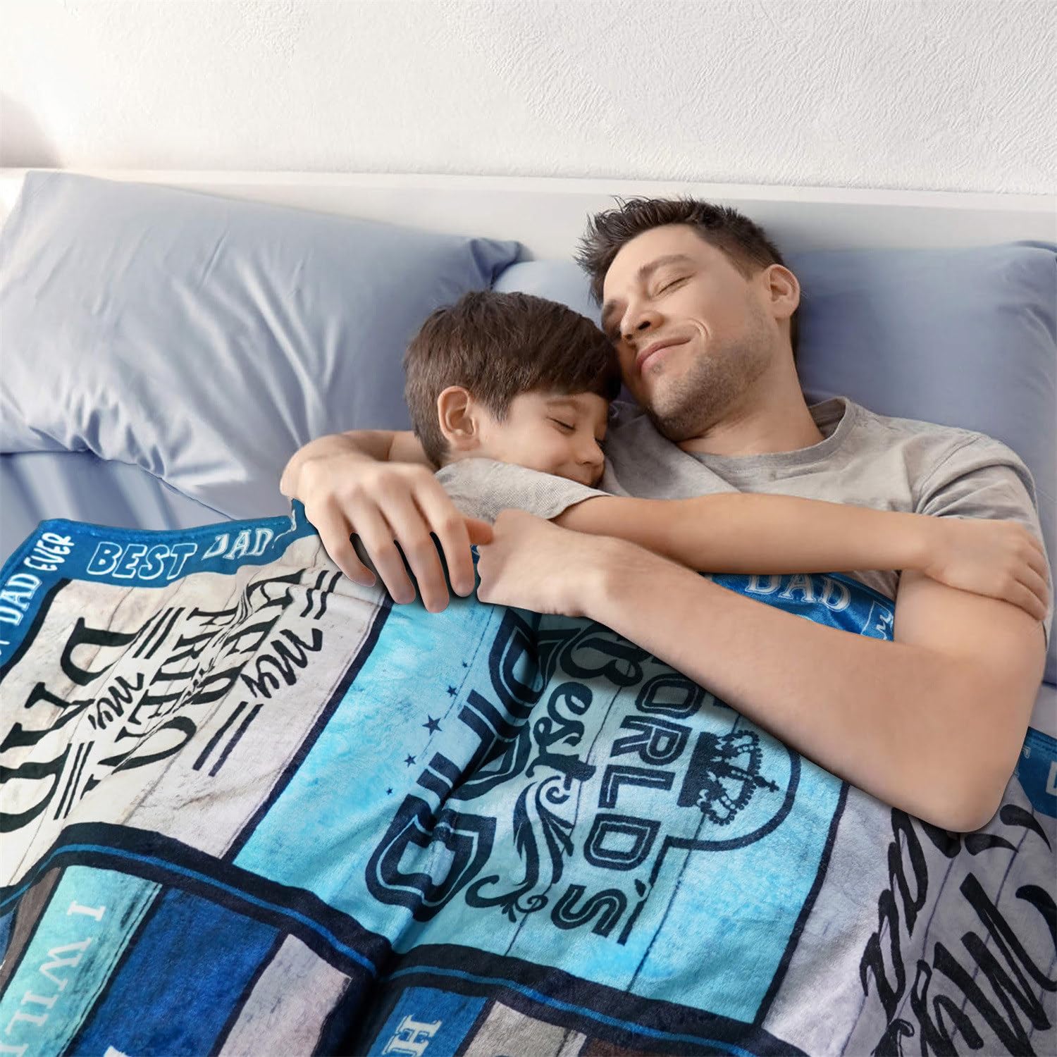 World's Best Dad Personalized Throw Blanket 60