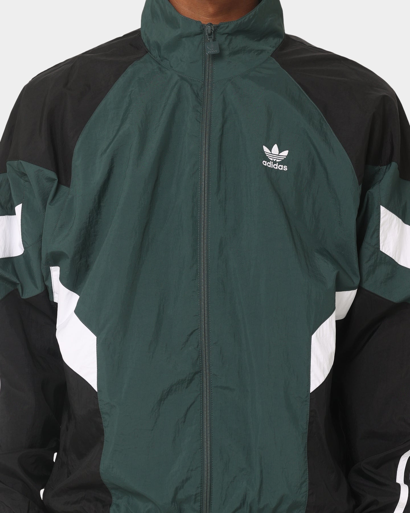 Adidas Woven TT Jacket for Men - Lightweight Windbreaker with Zip Closure, Mineral Green - Perfect for Running, Hiking & Outdoor Sports