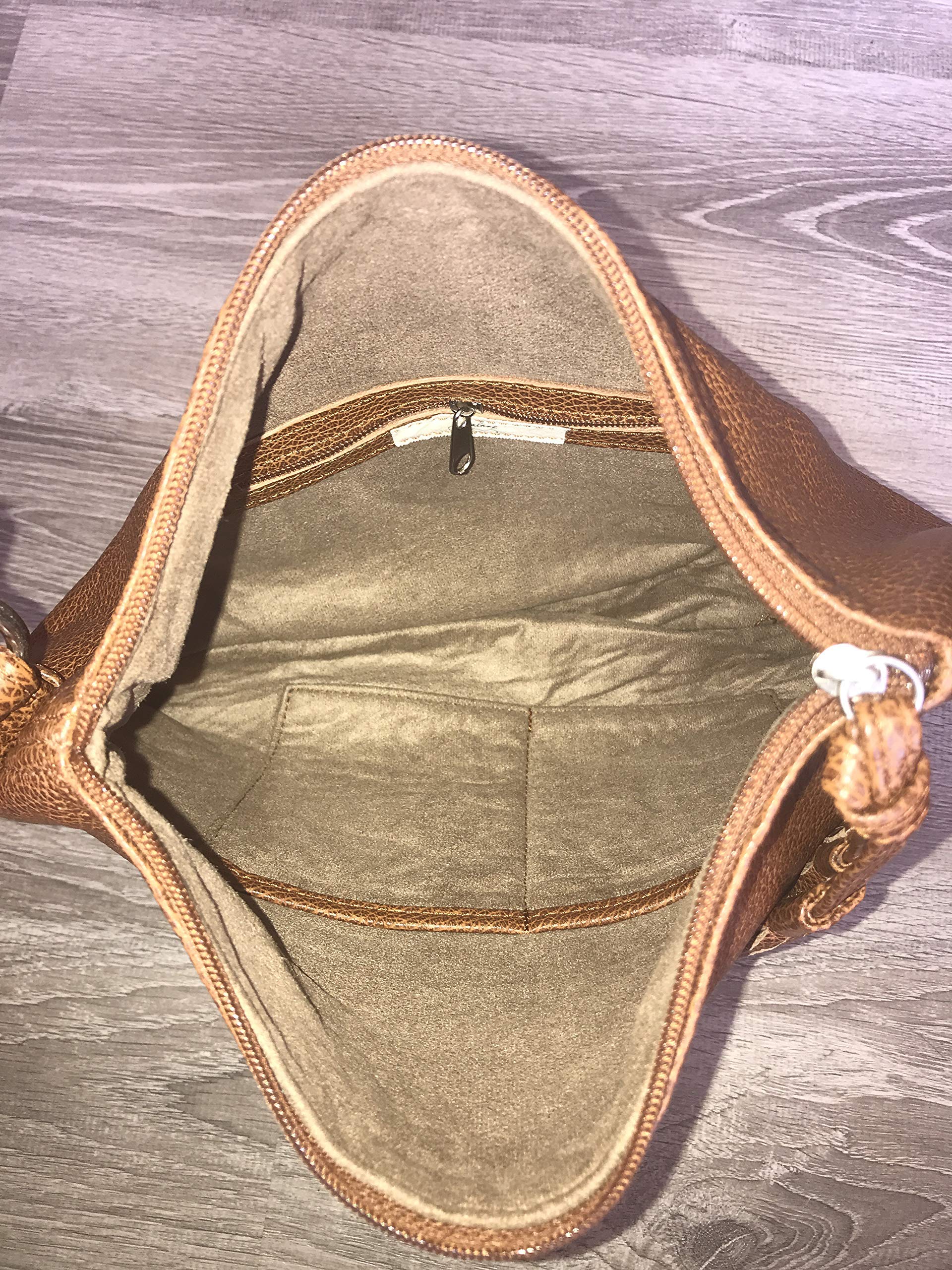 Fgalaze Genuine Leather Shoulder Bag for Women - Brown Tassel Handbag, Trendy Annabelle Style Purse - Perfect for Work, Travel & Everyday Use