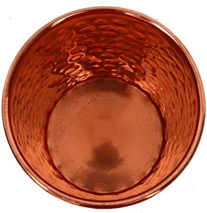 Pure Copper Drinkware Set - 5 Liter Copper Water Pitcher with 4 Glasses & 1 Bottle - Ayurvedic Health Benefits - Perfect for Home, Office & Outdoor Use