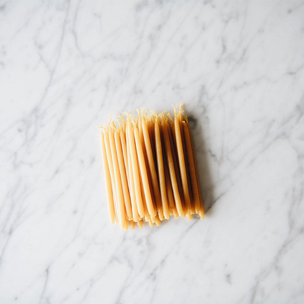 Pure Beeswax Celebration Candles for Weddings, Birthdays & Holidays - Handmade Natural Candles for Home Decor & Romantic Ambiance