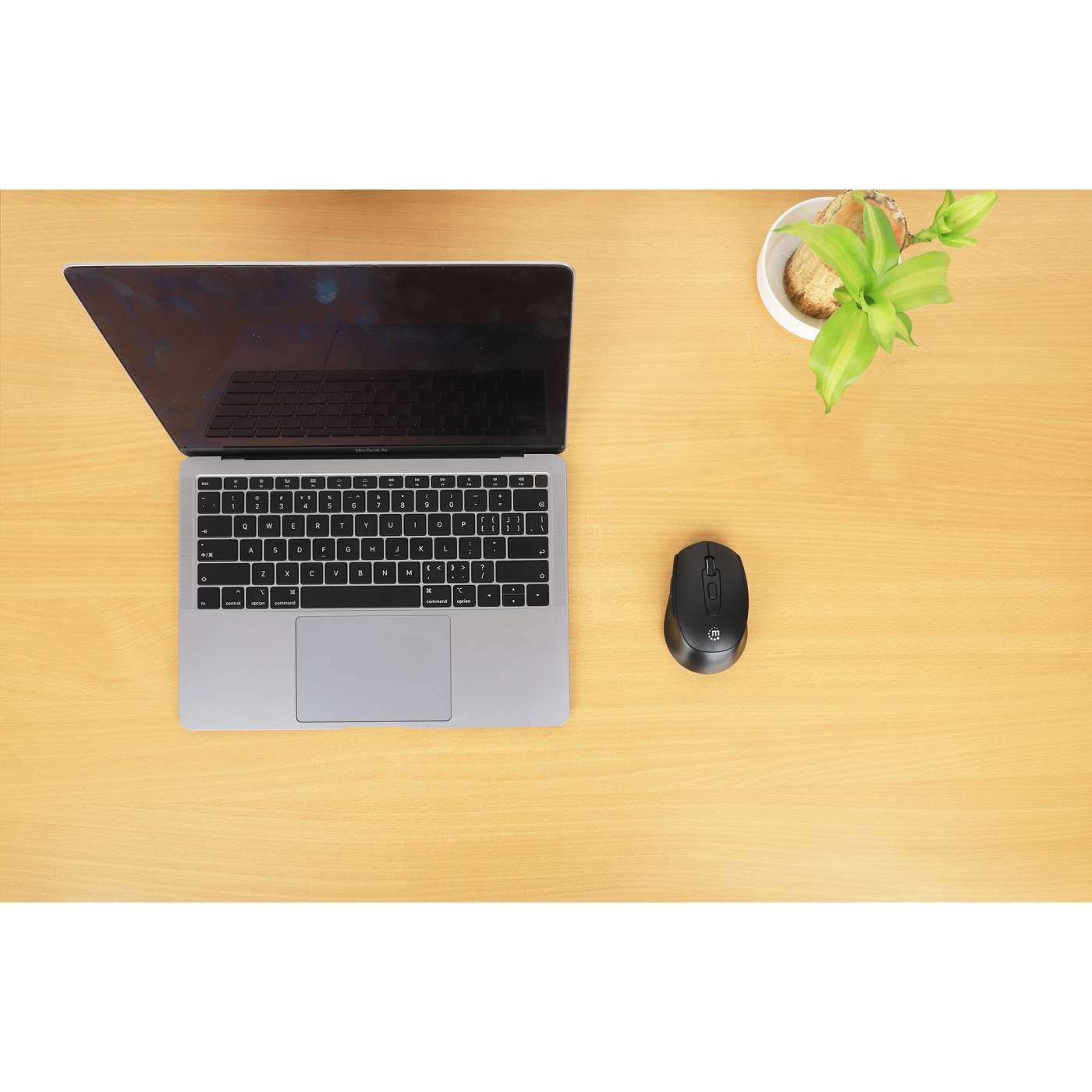 MW6200 Wireless Optical USB Mouse - Ergonomic Design, Plug & Play, 1600 DPI for Laptop, PC, Mac - Perfect for Office, Gaming & Home Use