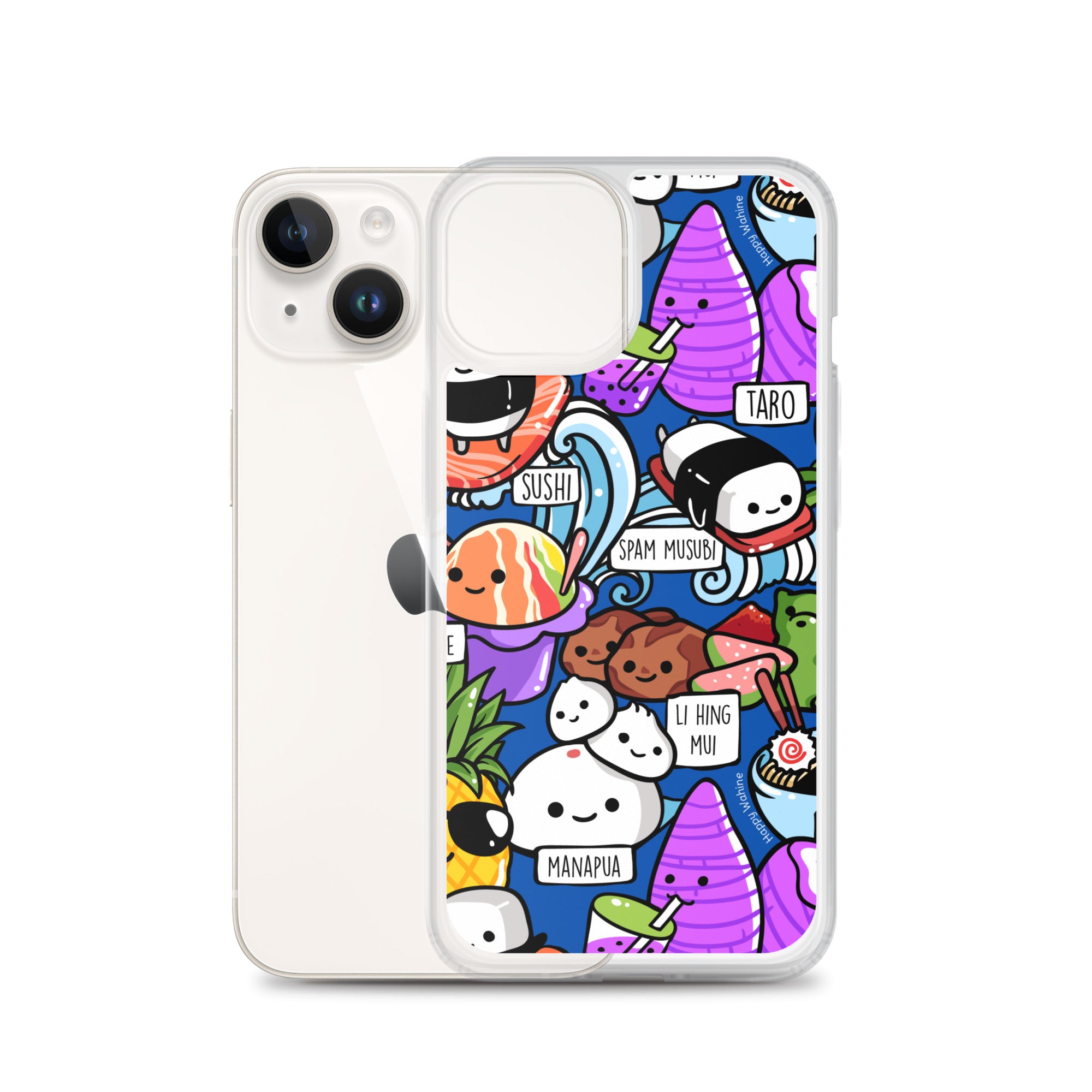 Premium Clear iPhone Case with Craving Hawaii Blue Design - Slim Protective Cover for iPhone [Models] - Perfect for Everyday Use, Travel & Outdoor Activities