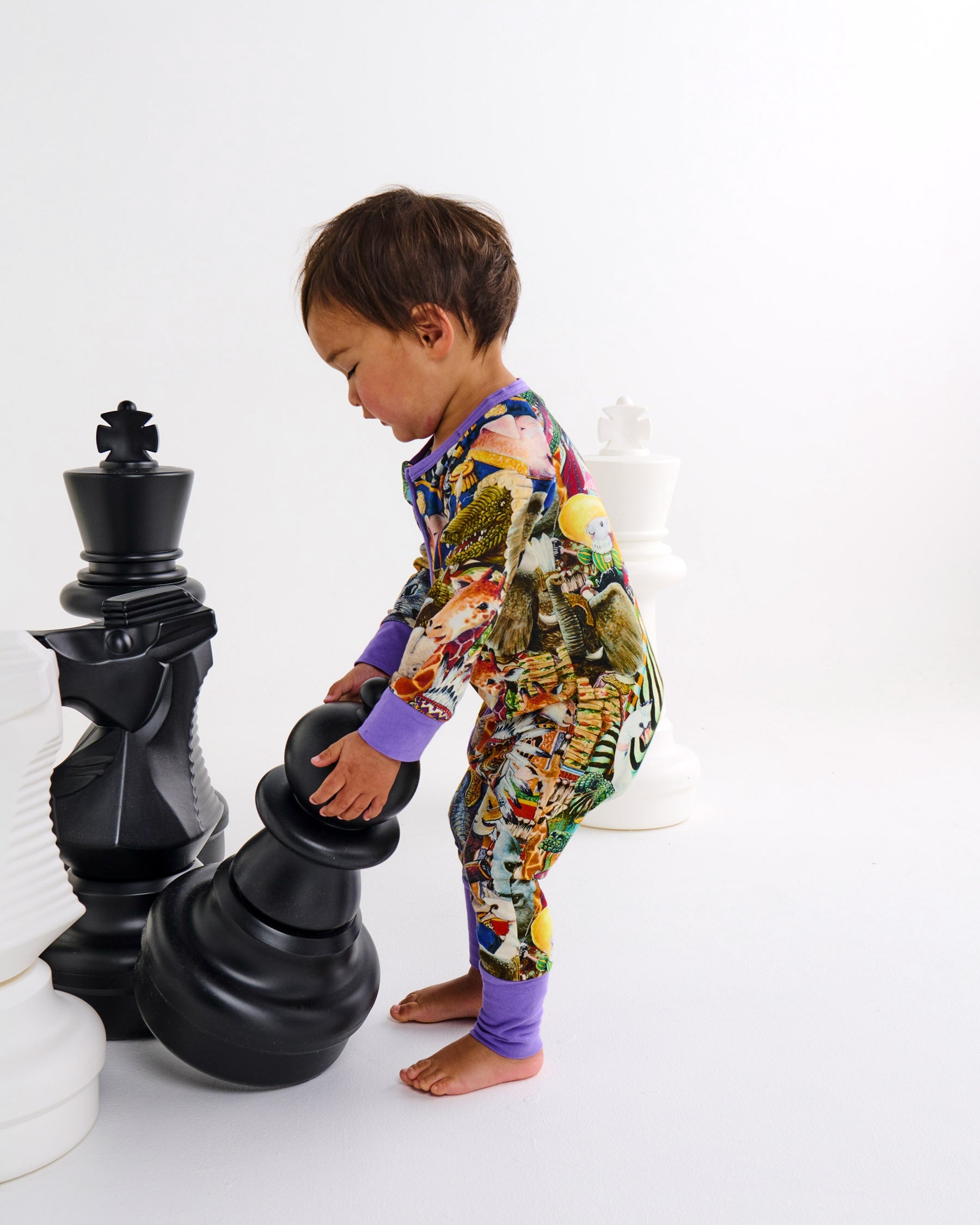 Kip&Co x Eleventh Hour Organic Cotton Long Sleeve Zip Romper - Soft Baby Jumpsuit for Boys & Girls | Perfect for Playdates, Birthday Parties & Family Photos