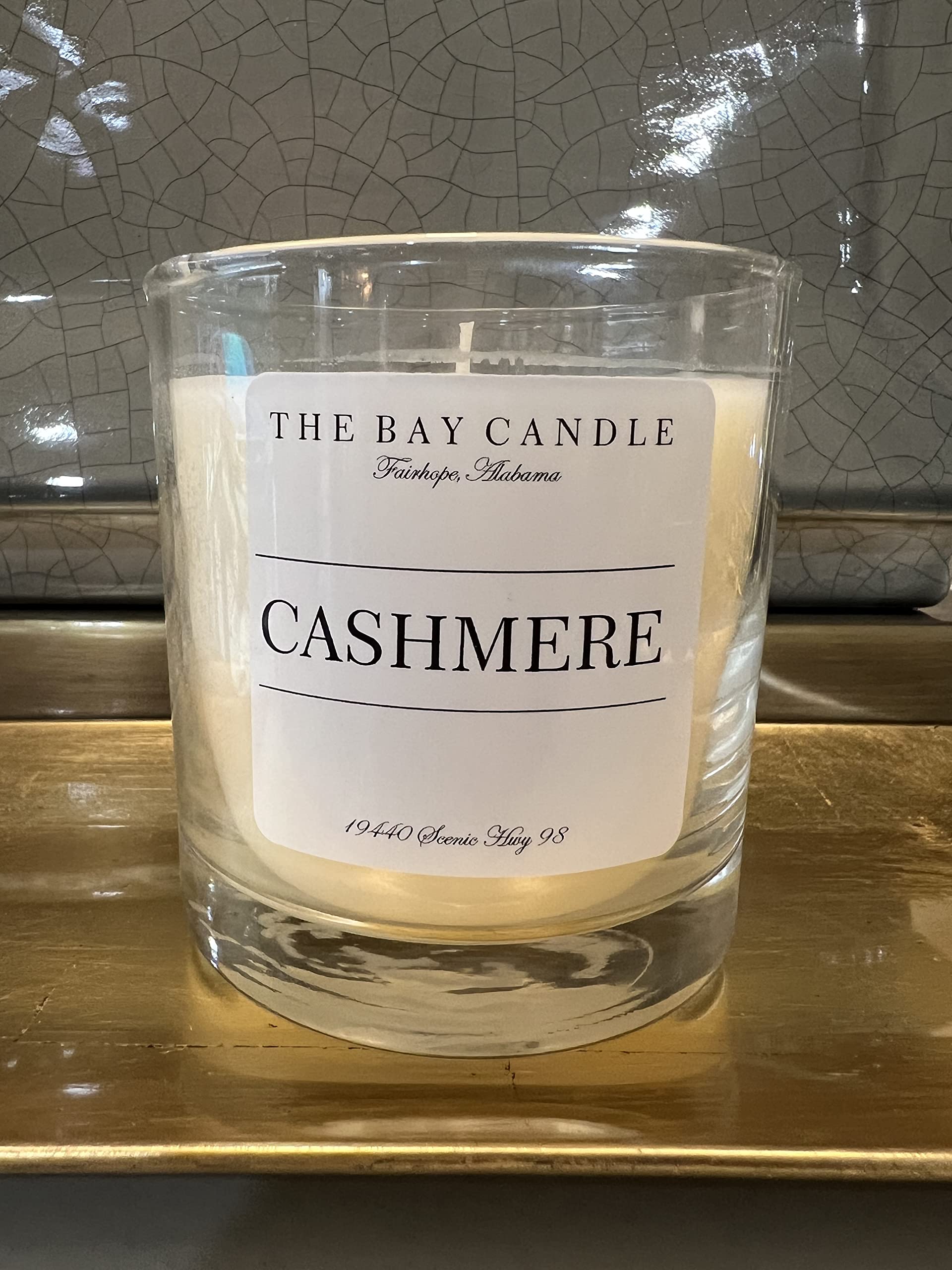 Premium The Bay Candle Original 11 oz Soy Wax Candle - Cashmere Scent | Long-Lasting Fragrance for Home, Office & Relaxation | Aromatherapy & Gift Idea
