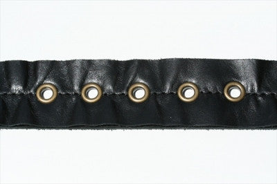 Premium Black Centre Stitch Belt for Men - Classic Leather Dress Belt for Office, Business & Formal Wear