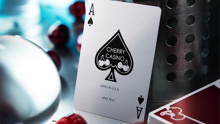 Cherry Casino: Reno Red - Premium Casino Chips for Poker, Blackjack & Home Games | Perfect for Game Nights & Casino-Themed Parties