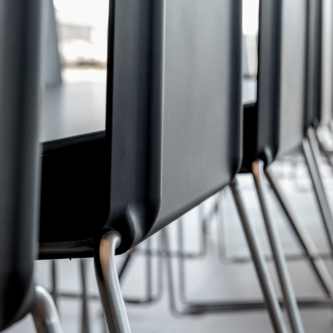 Stackable Dry Side Chair with Sled Base - Perfect for Dining Rooms, Offices, and Cafes