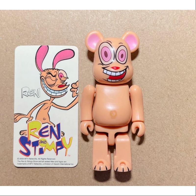 Bearbrick Series 18 Secret HORROR REN 100% Collectible Figure - Limited Edition Japanese Vinyl Art Toy for Display & Home Decor
