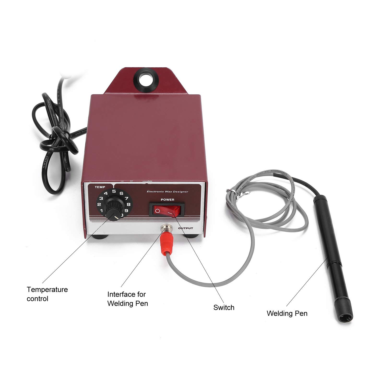 Professional Jewelry Welding Machine - 50Hz Fast Heating, Adjustable Temperature Spot Welder for Jewelry Making, Wax Soldering, Gold Casting & Repair - Perfect for Jewelers, DIY Crafters & Small Workshops