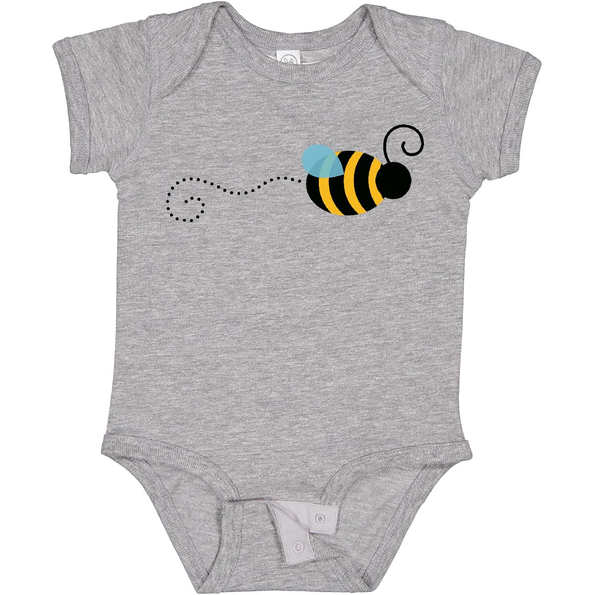 Inktastic Honey Bee Baby Bodysuit - Adorable Organic Cotton Onesie for Newborns & Infants - Perfect for Baby Showers, Photoshoots & Everyday Wear