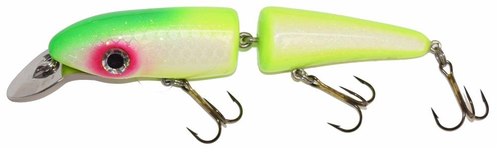 Big Fork Reef Digger Mid Range Crankbait Jointed Fishing Lure - Saltwater & Freshwater Bass Fishing for Trout, Walleye, Pike | Perfect for Casting, Trolling & Deep Water Fishing