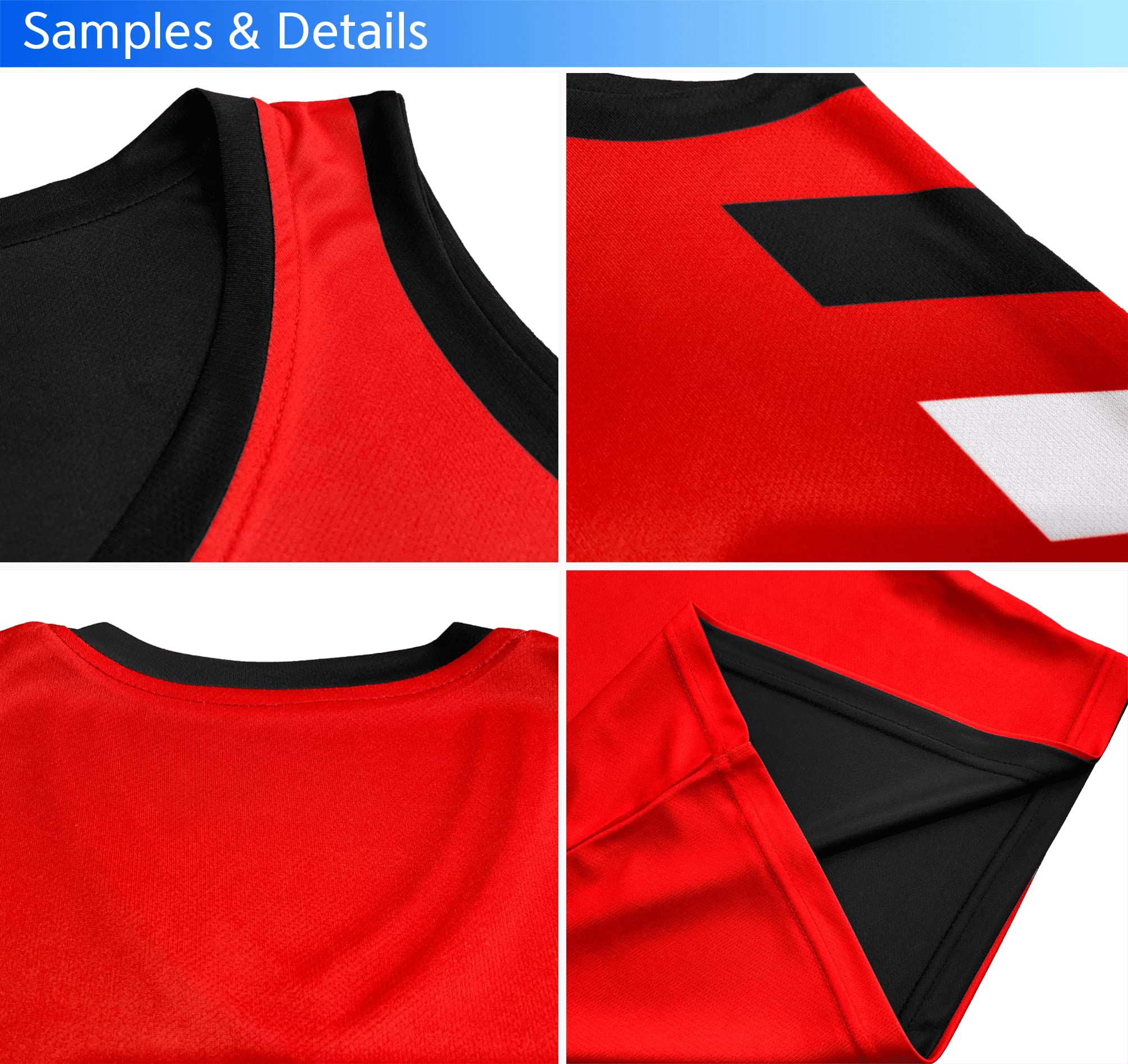 Men's Reversible Basketball Jersey - Team Uniform for Hip Hop & Sports S-4XL