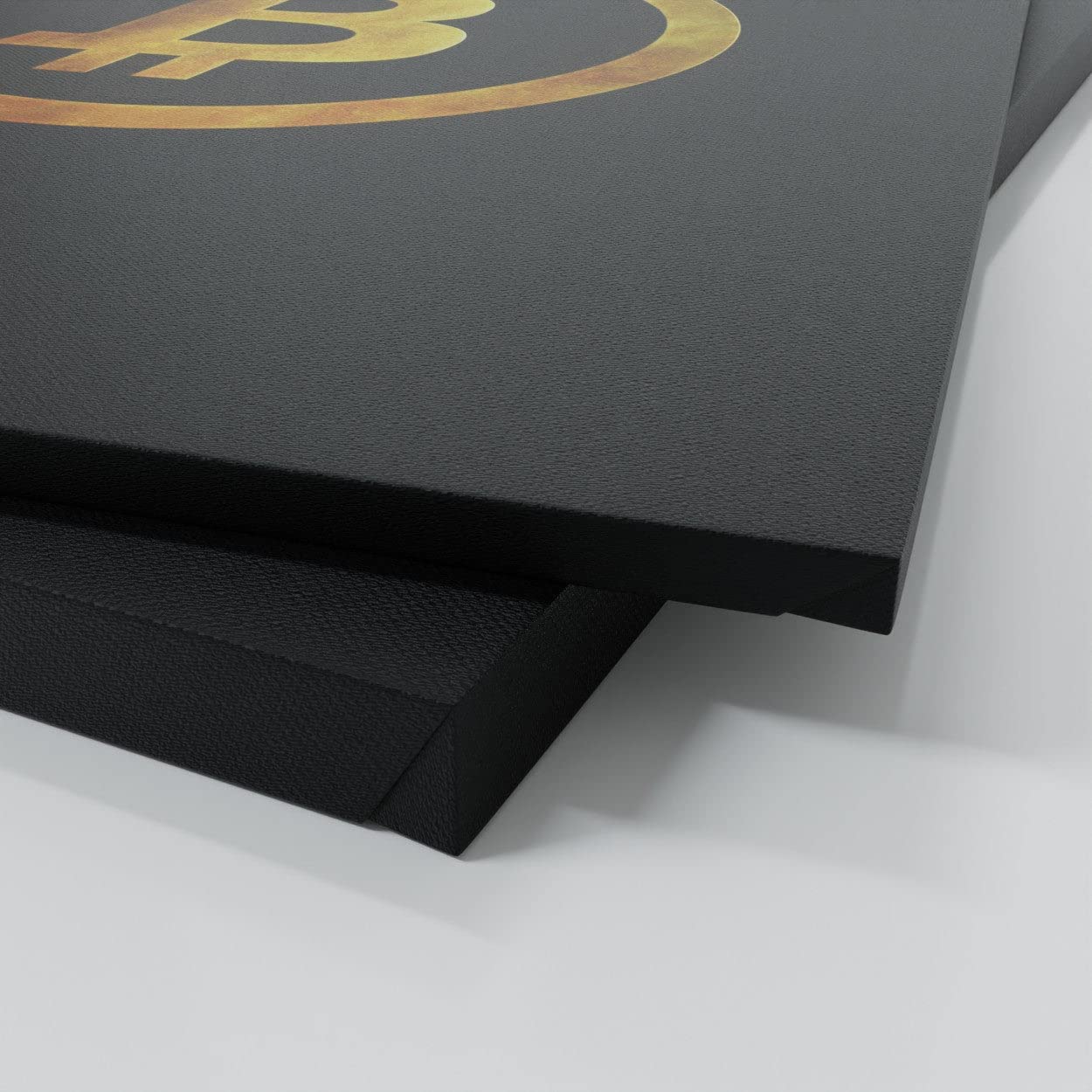 Crypto Canvas Wall Art - Bitcoin & Blockchain Themed Modern Home Decor for Living Room, Office & Gamer Cave | Digital Currency Inspired Artwork