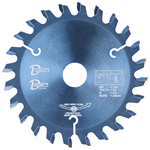 Alloy Carving Disc Blade 120x24 Tooth 2.9x20mm Hole Precision Chain Saw Blade for Woodworking, Cutting, Marking & Grooving - Perfect for DIY Projects, Furniture Making & Wood Crafting