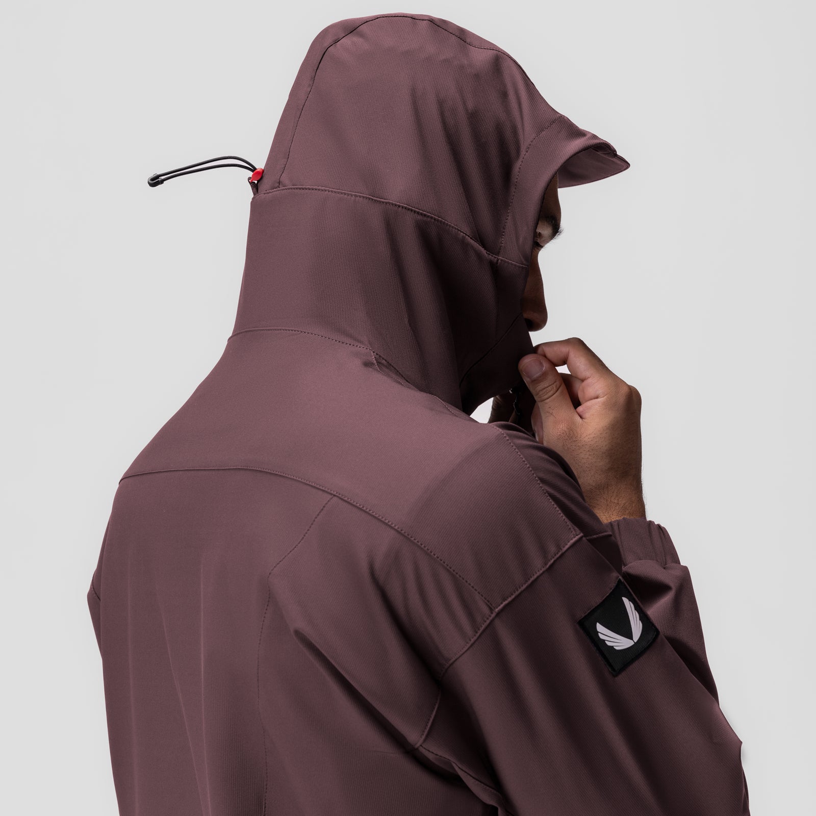 Weather-Ready Anorak Jacket for Men & Women - Waterproof Windbreaker with Nightshade Patch | Outdoor Hiking, Camping & Rainy Day Essentials