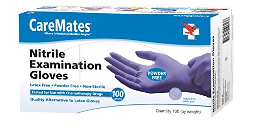 Premium Nitrile Powder-Free Disposable Gloves, Large (Case of 10) - Ideal for Medical, Dental, Food Service & Industrial Use
