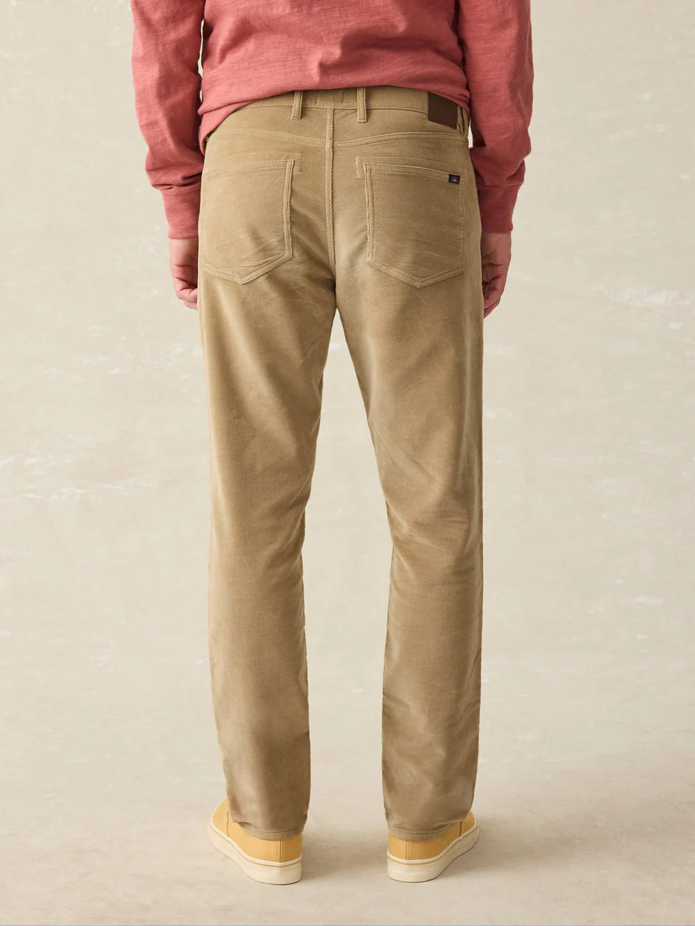 FAHERTY BARLEY 5-Pocket Corduroy Pants for Men - Comfortable Casual Trousers with Elastic Waistband | Perfect for Work, Travel & Everyday Wear