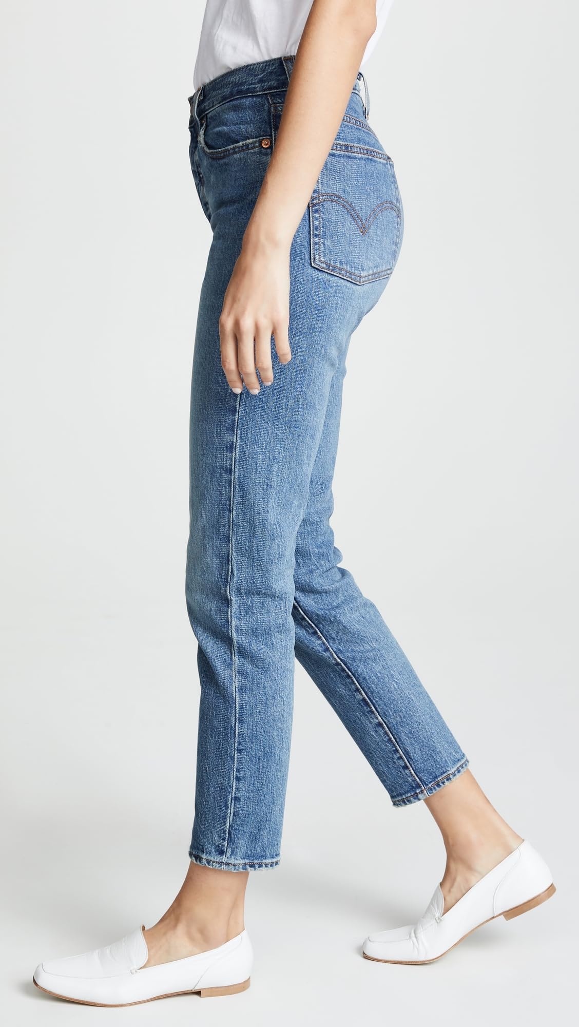 Levi's Women's Premium Wedgie Icon Fit High Waist Jeans - Vintage Denim Pants for Casual Wear & Night Out