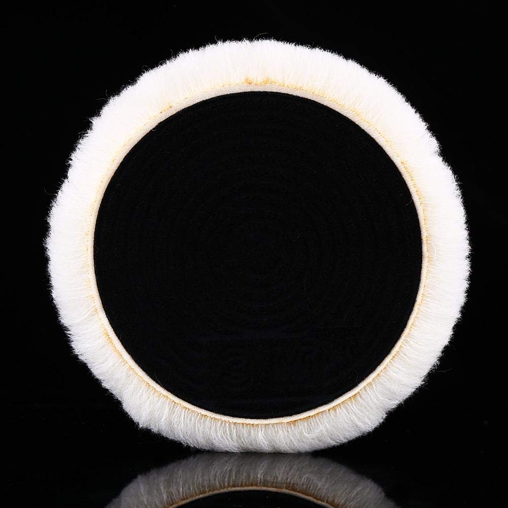 Premium Wool Polishing Buffing Pad Set (3