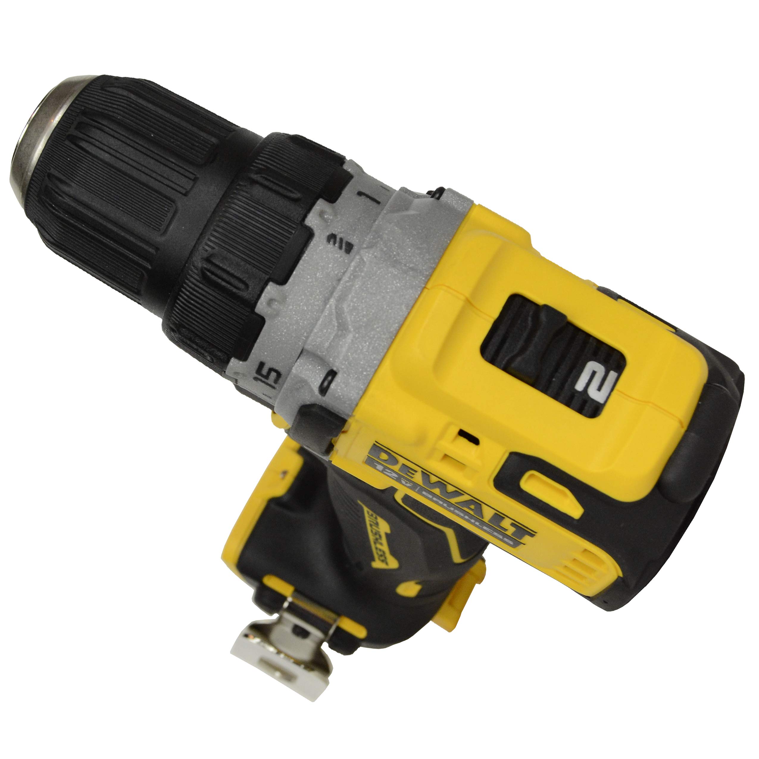DEWALT DCD701 12V MAX Brushless 3/8-Inch Cordless Drill Driver - Compact Power Tool for Home DIY, Woodworking & Construction Projects